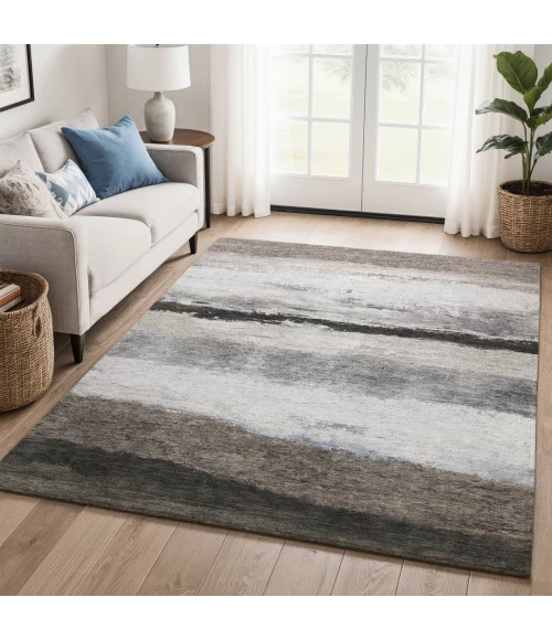 Addison Mayfield Brown AMF2169 - 8ft. Round Rug