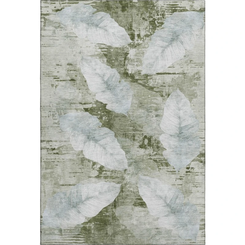 Addison Mayfield Green AMF2172 - 8ft. Round Rug