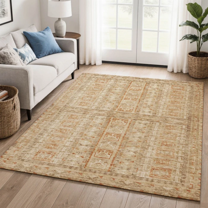 Addison Mayfield Orange AMF2173 5ft. x 7ft. 6in. Rect. Rug
