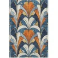 Addison Mayfield Blue AMF2174 - 8ft. Round Rug