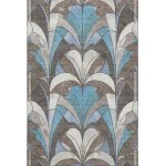 Addison Mayfield Brown AMF2174 - 8ft. Round Rug