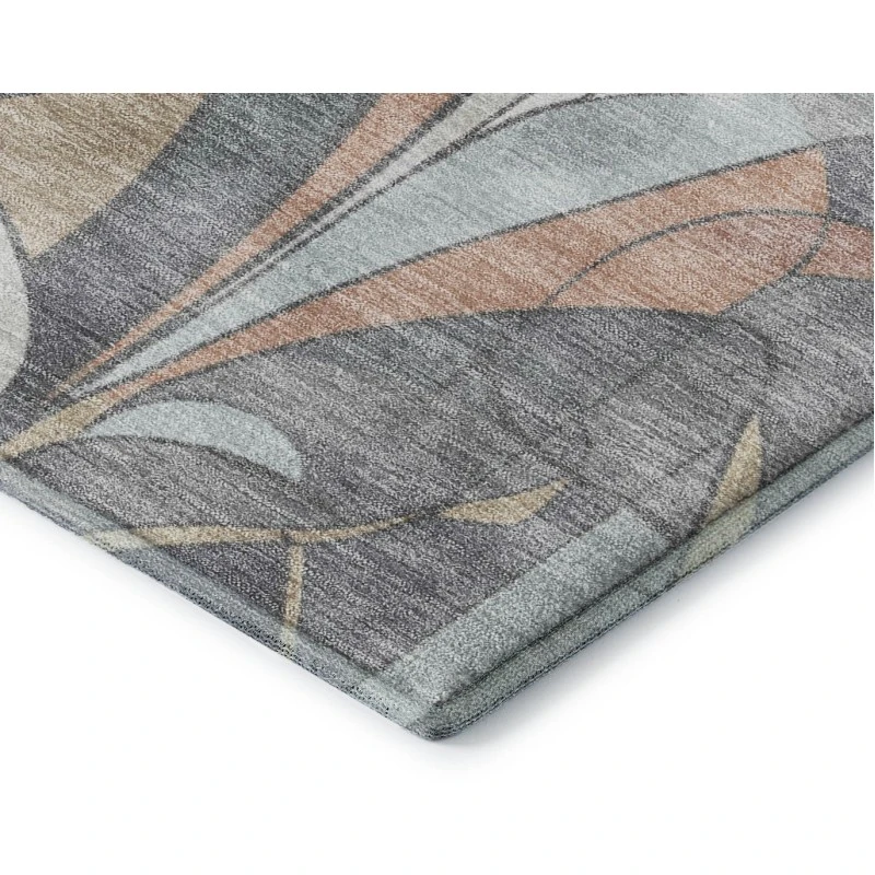 Addison Mayfield Gray AMF2174 - 8ft. Round Rug