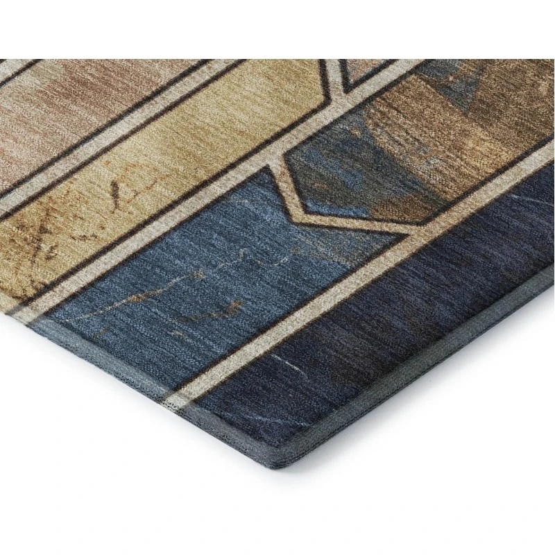 Addison Mayfield Blue AMF2176 2ft. 3in. x 7ft. 6in. Rect. Rug