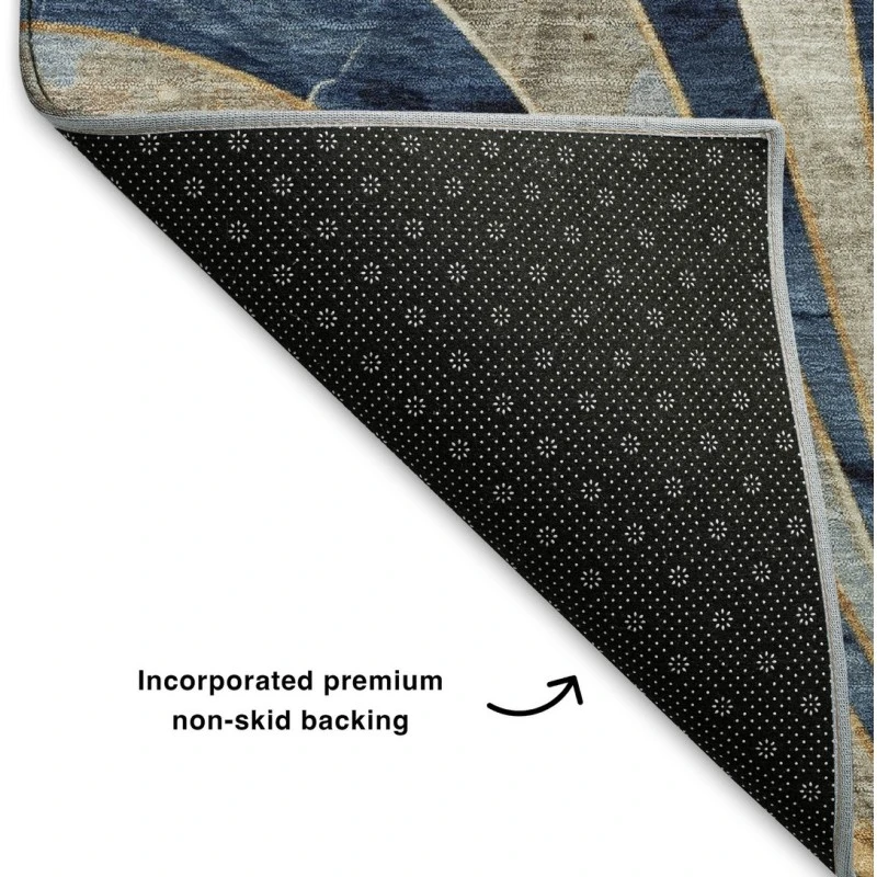 Addison Mayfield Blue AMF2177 - 8ft. Round Rug