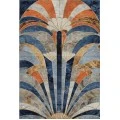 Addison Mayfield Blue AMF2177 - 8ft. Round Rug