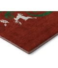 Addison Mayfield Red AMF217 9ft. x 12ft. Rect. Rug
