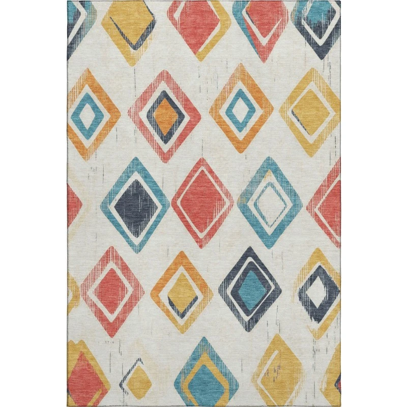 Addison Mayfield Ivory AMF2180 - 8ft. Round Rug