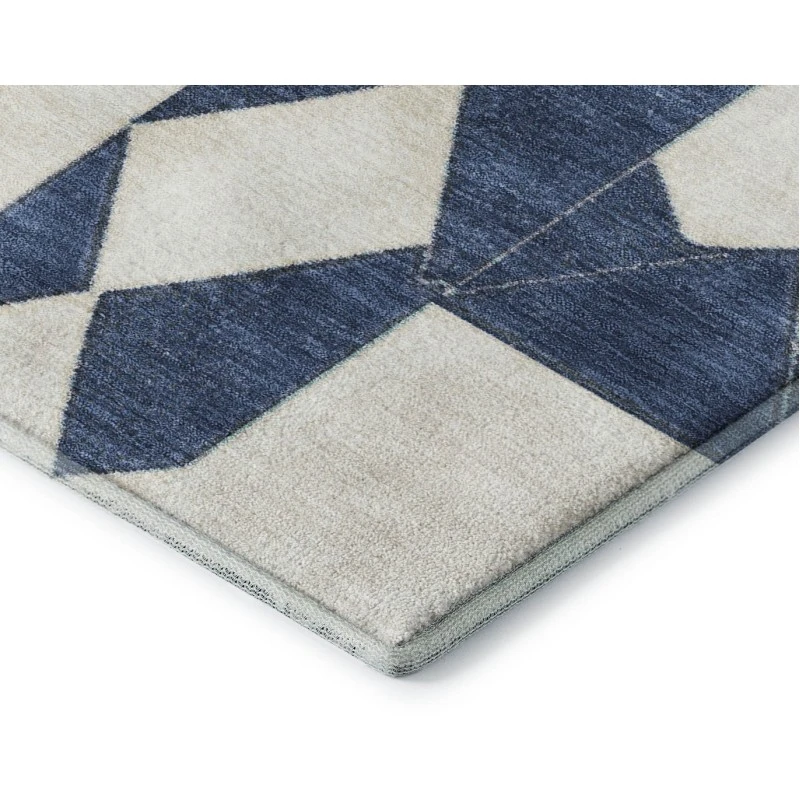 Addison Mayfield Blue AMF2181 - 8ft. Round Rug