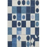 Addison Mayfield Blue AMF2181 2ft. 3in. x 7ft. 6in. Rect. Rug