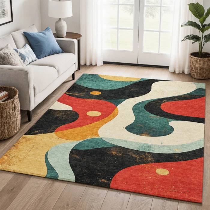 Addison Mayfield Red AMF2185 2ft. 3in. x 7ft. 6in. Rect. Rug