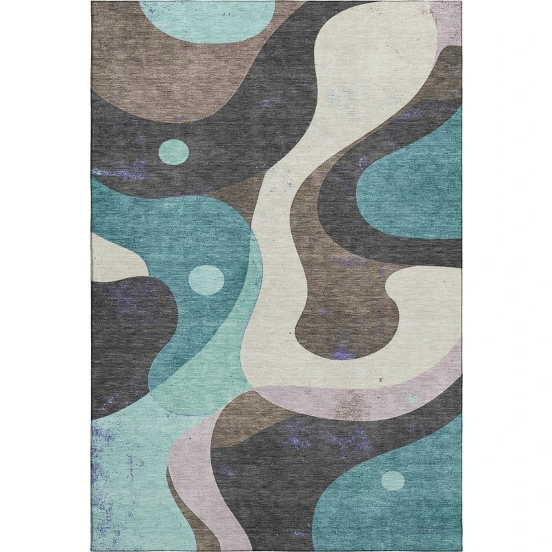 Addison Mayfield Teal AMF2185 9ft. x 12ft. Rect. Rug