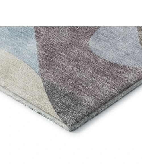 Addison Mayfield Brown AMF2186 - 8ft. Round Rug