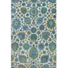 Addison Mayfield Teal AMF2187 - 8ft. Round Rug