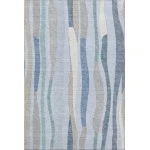Addison Mayfield Blue AMF2188 - 8ft. Round Rug