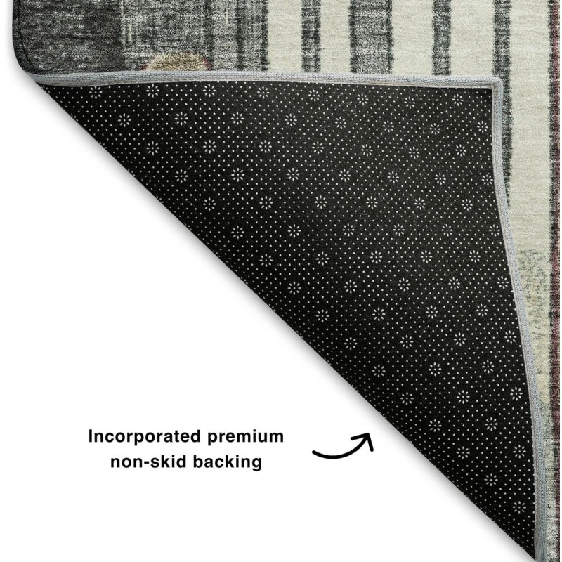 Addison Mayfield Black AMF2189 2ft. 3in. x 7ft. 6in. Rect. Rug