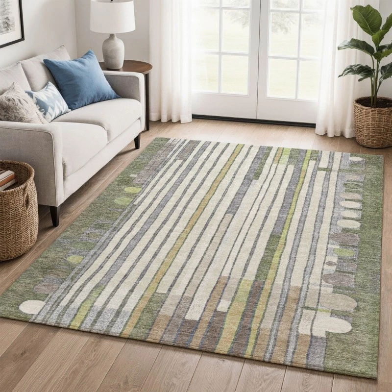 Addison Mayfield Green AMF2189 5ft. x 7ft. 6in. Rect. Rug