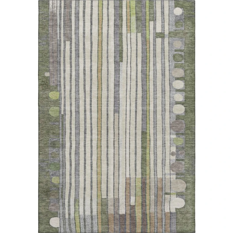 Addison Mayfield Green AMF2189 5ft. x 7ft. 6in. Rect. Rug