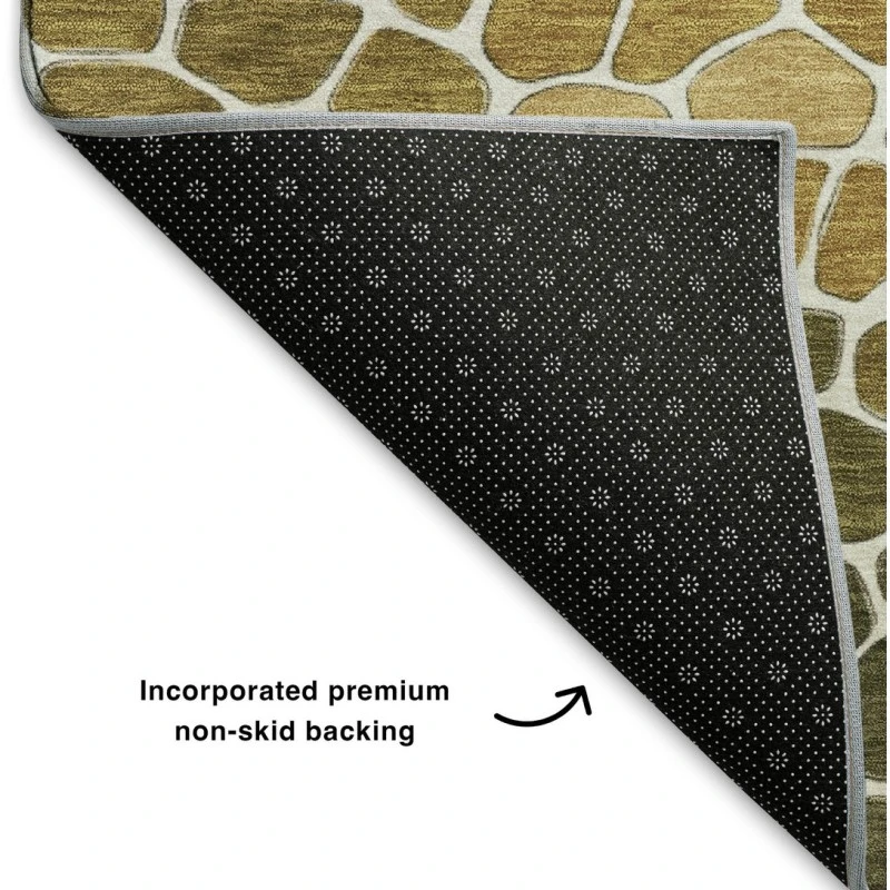 Addison Mayfield Gold AMF2190 - 8ft. Round Rug