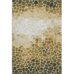 Addison Mayfield Gold AMF2190 - 8ft. Round Rug