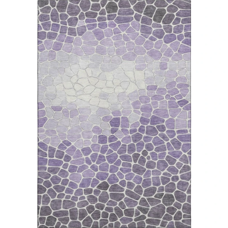 Addison Mayfield Purple AMF2190 - 8ft. Round Rug