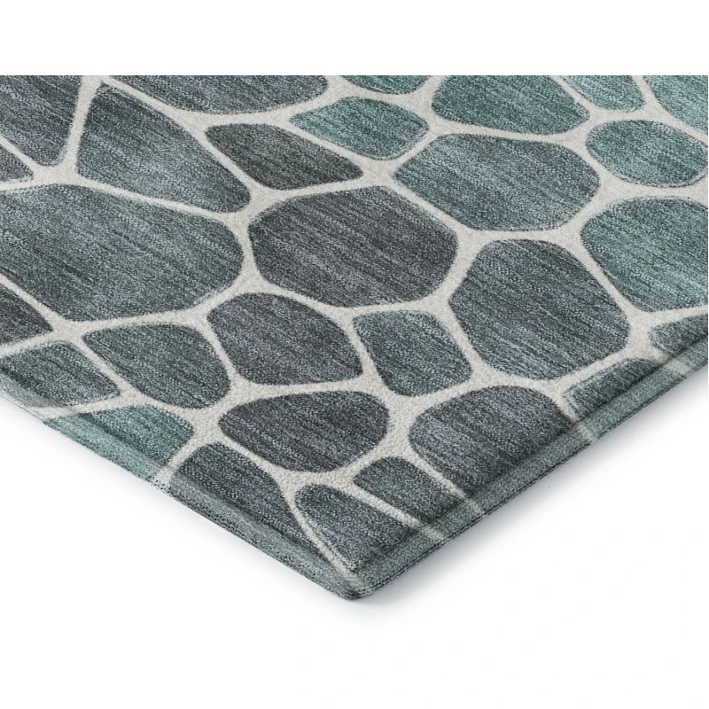 Addison Mayfield Teal AMF2190 - 8ft. Round Rug