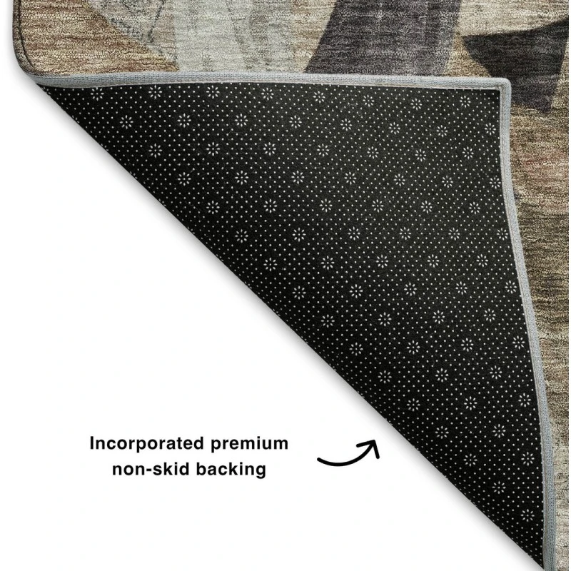 Addison Mayfield Brown AMF2191 - 8ft. Round Rug