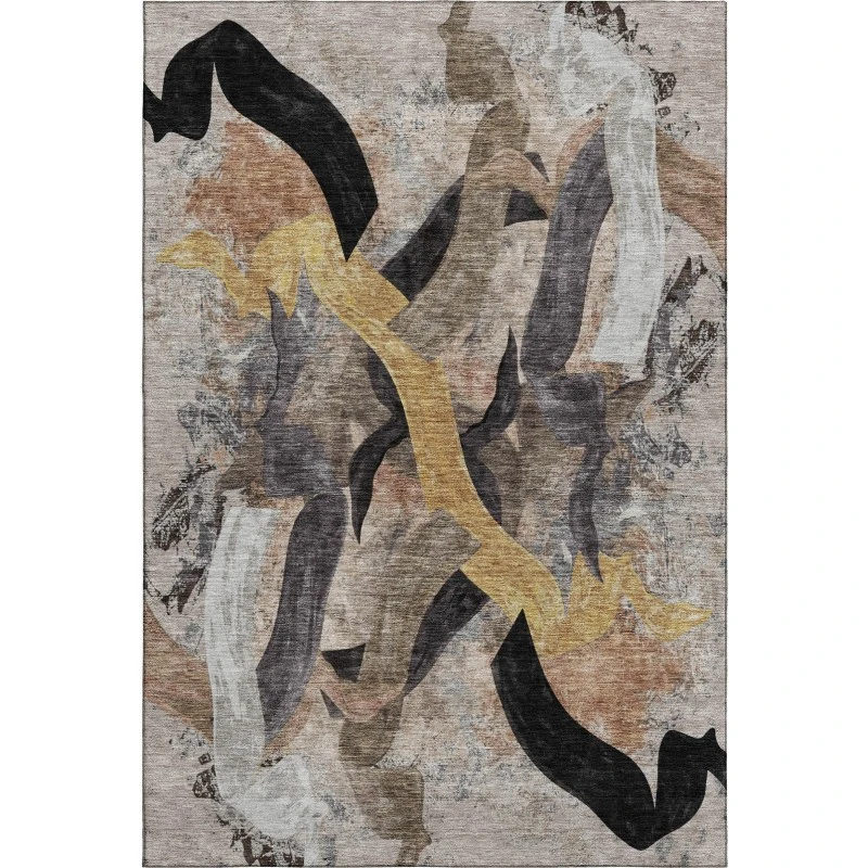 Addison Mayfield Brown AMF2191 - 8ft. Round Rug