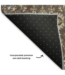 Addison Mayfield Brown AMF2192 - 8ft. Round Rug