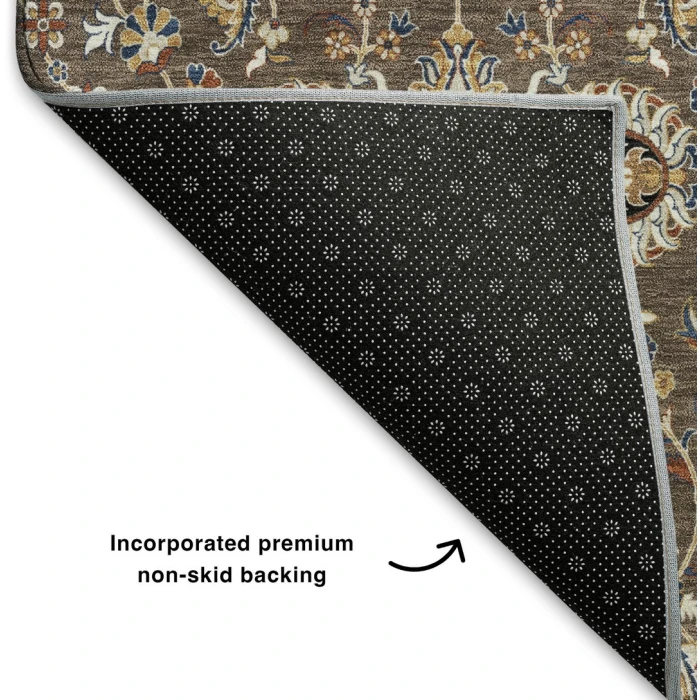 Addison Mayfield Brown AMF2192 - 8ft. Round Rug