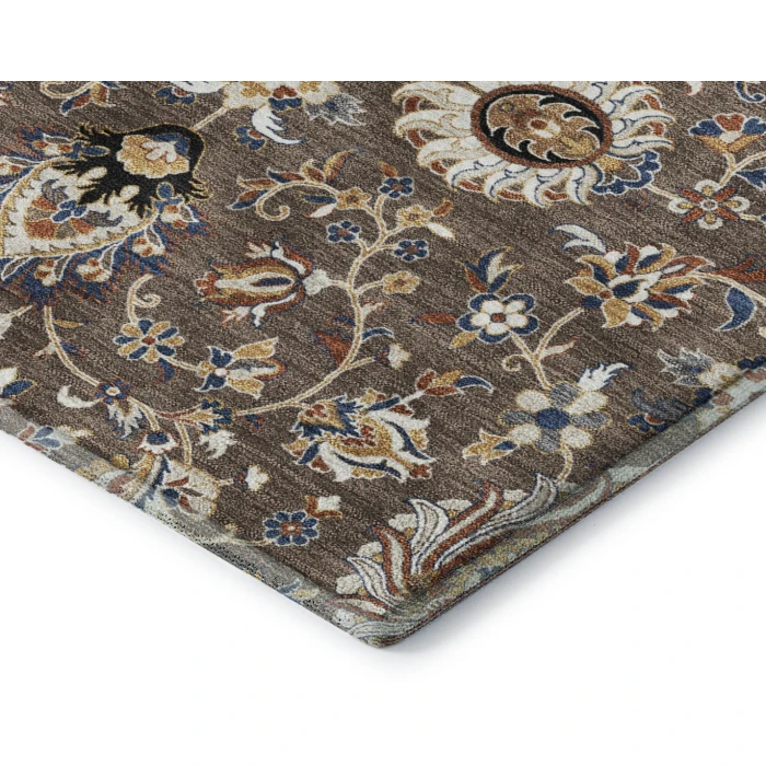 Addison Mayfield Brown AMF2192 - 8ft. Round Rug