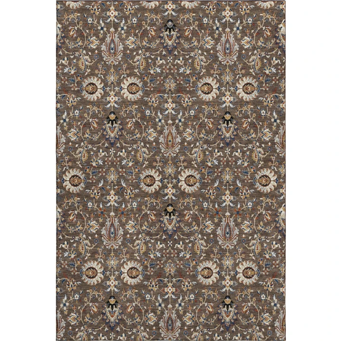 Addison Mayfield Brown AMF2192 - 8ft. Round Rug