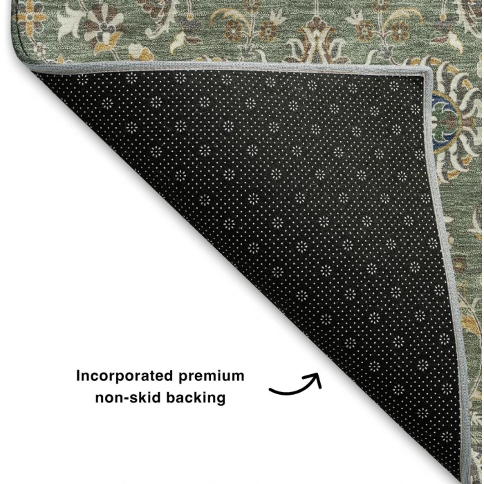 Addison Mayfield Green AMF2192 - 8ft. Round Rug