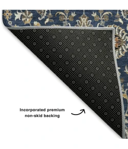 Addison Mayfield Blue AMF2192 - 8ft. Round Rug
