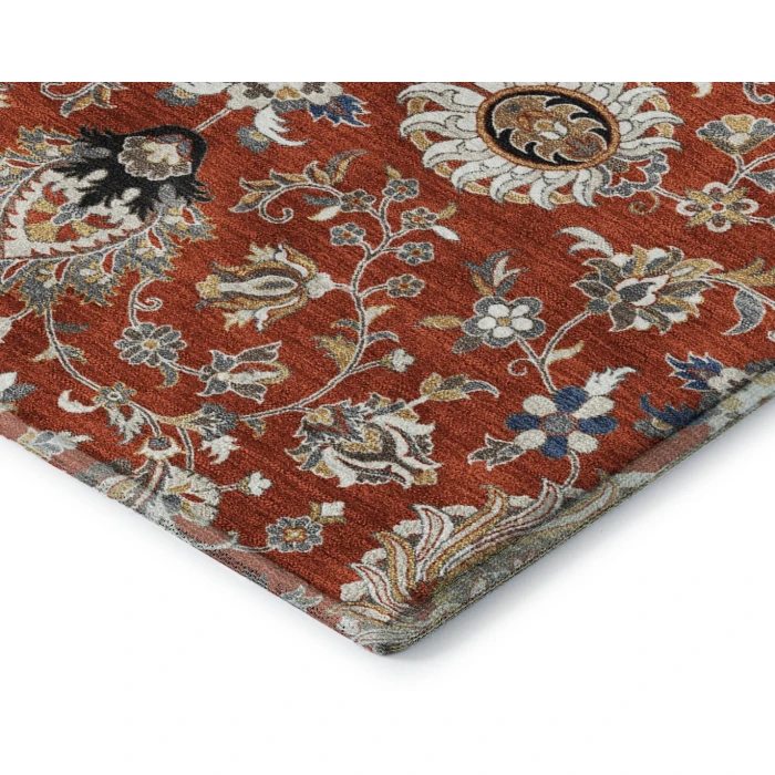 Addison Mayfield Red AMF2192 - 8ft. Round Rug