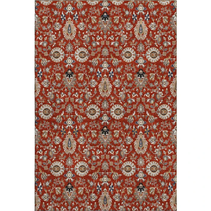 Addison Mayfield Red AMF2192 - 8ft. Round Rug