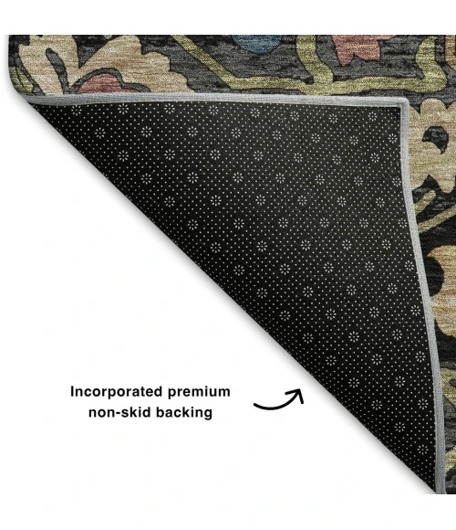 Addison Mayfield Black AMF2193 8ft. x 10ft. Rect. Rug