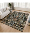 Addison Mayfield Black AMF2193 8ft. x 10ft. Rect. Rug
