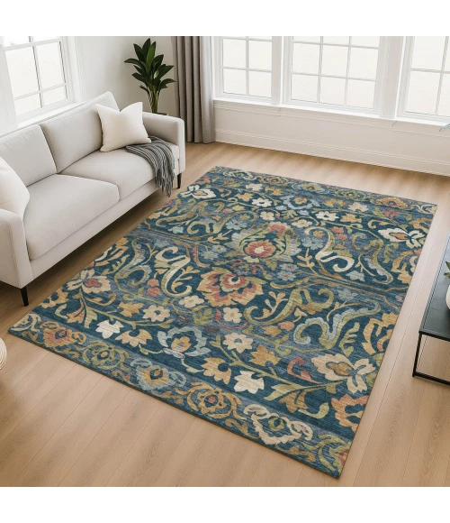 Addison Mayfield Blue AMF2193 8ft. x 10ft. Rect. Rug