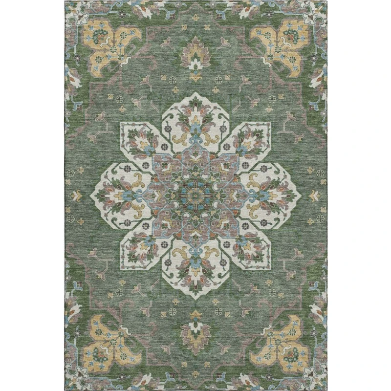 Addison Mayfield Green AMF2194 5ft. x 7ft. 6in. Rect. Rug