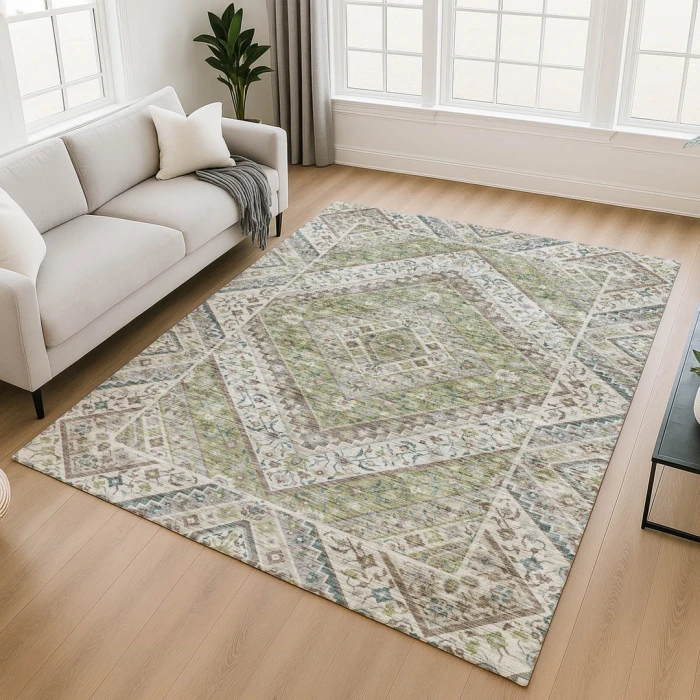 Addison Mayfield Green AMF2195 8ft. x 10ft. Rect. Rug