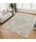 Addison Mayfield Ivory AMF2195 - 8ft. Round Rug