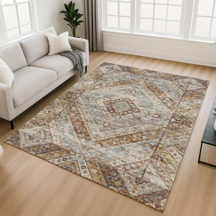 Addison Mayfield Orange AMF2195 8ft. x 10ft. Rect. Rug