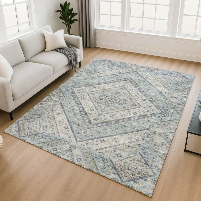 Addison Mayfield Blue AMF2195 8ft. x 10ft. Rect. Rug