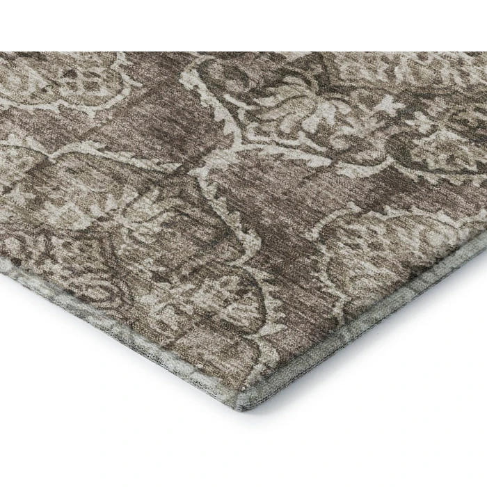 Addison Mayfield Brown AMF2196 - 8ft. Round Rug