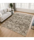 Addison Mayfield Brown AMF2196 - 8ft. Round Rug