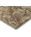Addison Mayfield Orange AMF2196 - 8ft. Round Rug