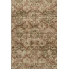 Addison Mayfield Orange AMF2196 - 8ft. Round Rug