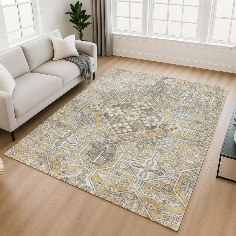 Addison Mayfield Gold AMF2197 2ft. 3in. x 7ft. 6in. Rect. Rug