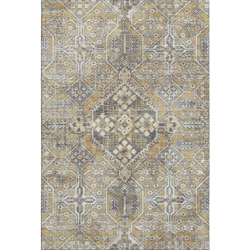 Addison Mayfield Gold AMF2197 2ft. 3in. x 7ft. 6in. Rect. Rug