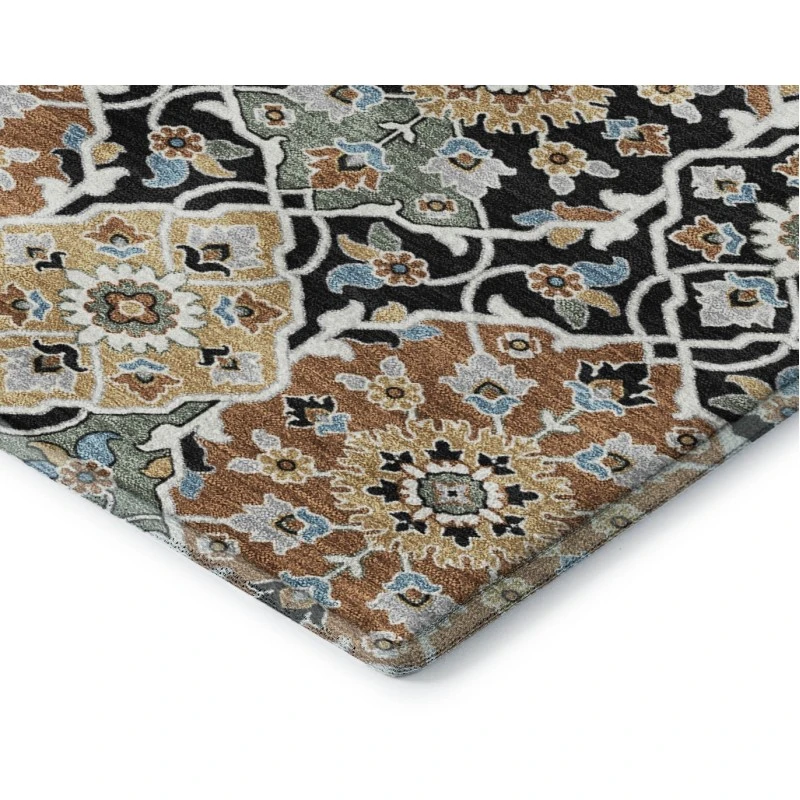 Addison Mayfield Black AMF2199 - 8ft. Round Rug